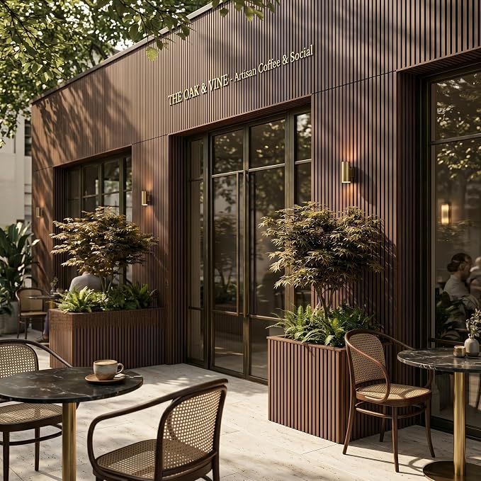 From Plain to Beautiful in Hours WPC Exterior Wall Slat Panels Waterproof - Image 15