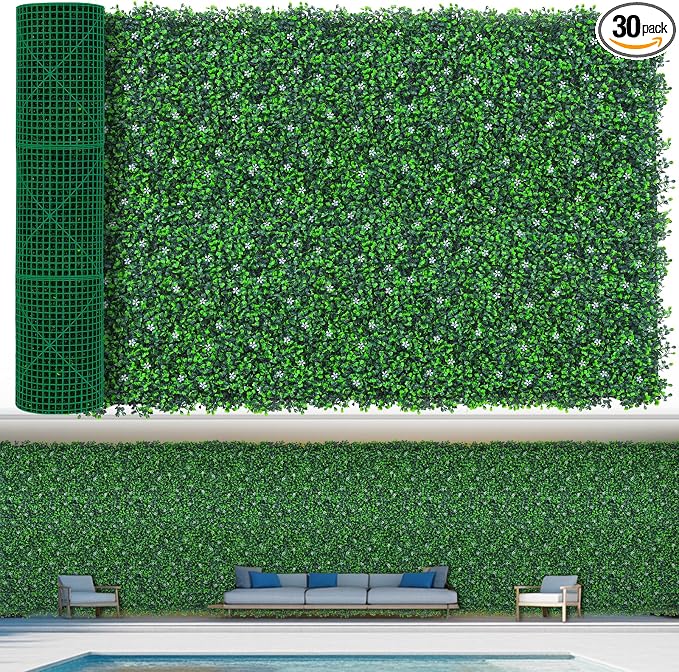 EverNture 48"x120" Grass Wall Panels, Artificial Grass Backdrop, Fake Greenery by EverNature
