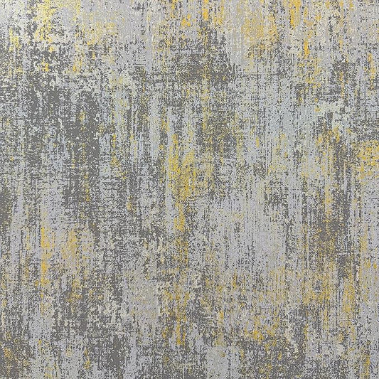 JiffDiff Vintage Metallic Peel and Stick Wallpaper Self Adhesive Industrial by wallpaper