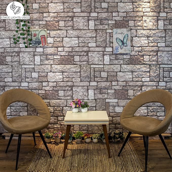 Dundee Deco 3D Wall Panels Faux Brick - Image 2