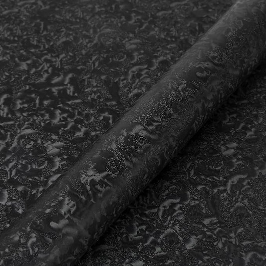 Abyssaly Black Textured Peel and Stick Wallpaper by Abyssaly