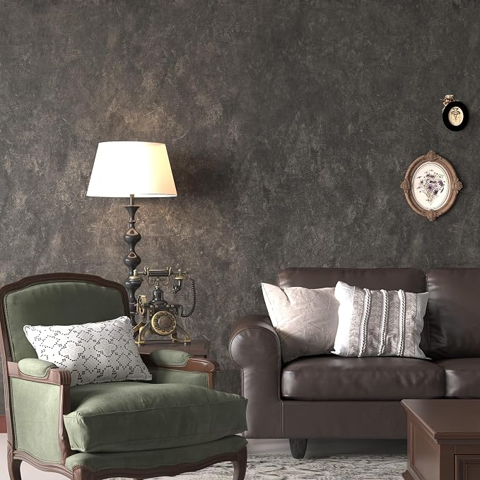3yecao 31"×354" Big Roll Large Size Extra Wide Thick Dark Brown Tan Grey - Image 8