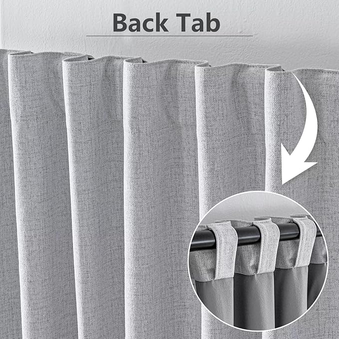 IGEMAEVE 100% Blackout Curtains 96 Inches Long - Image 3