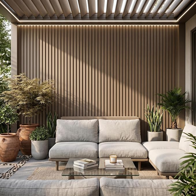 From Plain to Beautiful in Hours WPC Exterior Wall Slat Panels Waterproof - Image 9