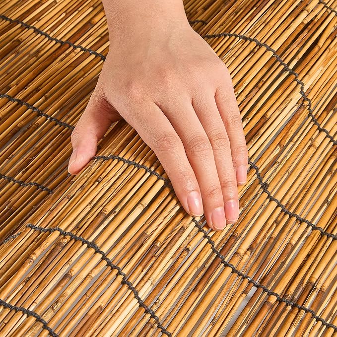 Bamboo Fencing–Handwoven, Bamboo wall Panel Outdoor Privacy Reed Screening - Image 4