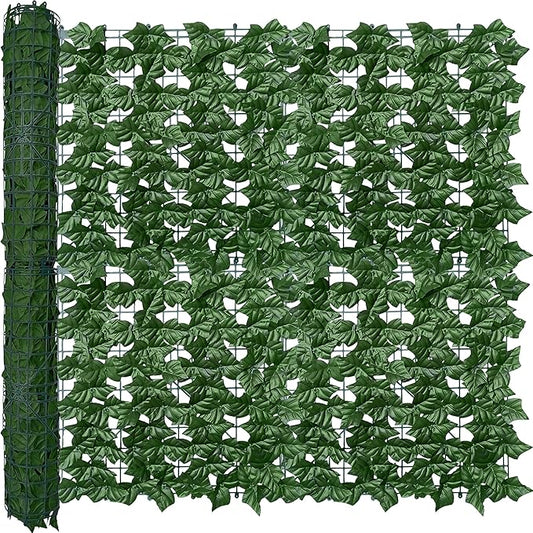 ODTORY Artificial Ivy Privacy Fence Wall Screen: 40X100 in UV-Anti Faux by ODTORYHOME