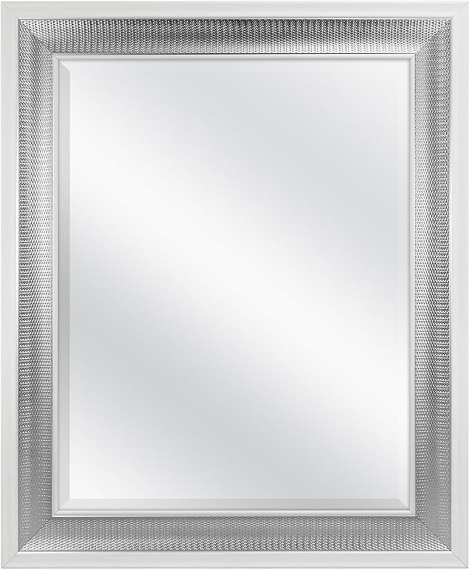 MCS 28.5x34.5 Large Wall Mirror, Vertical & Horizontal Wall Hanging Mirror by MCSIndustriesInc