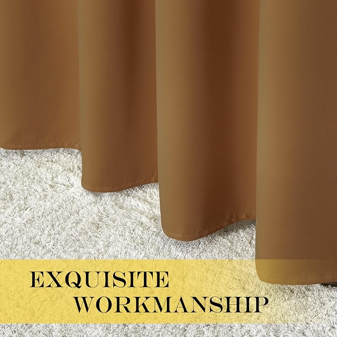 NICETOWN 66 Inch Long Blackout Curtains - Image 5