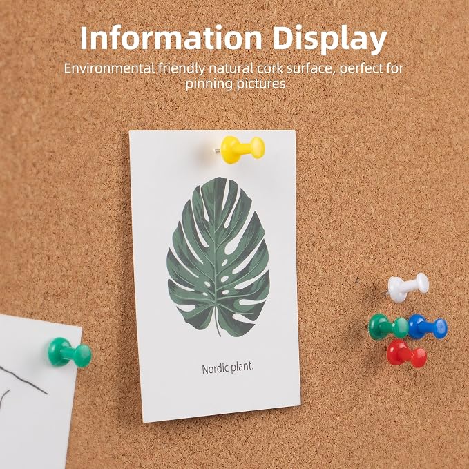 Extra Large Cork Bulletin Board 96" X 48", Wall Mounted Notice Pin Board - Image 5