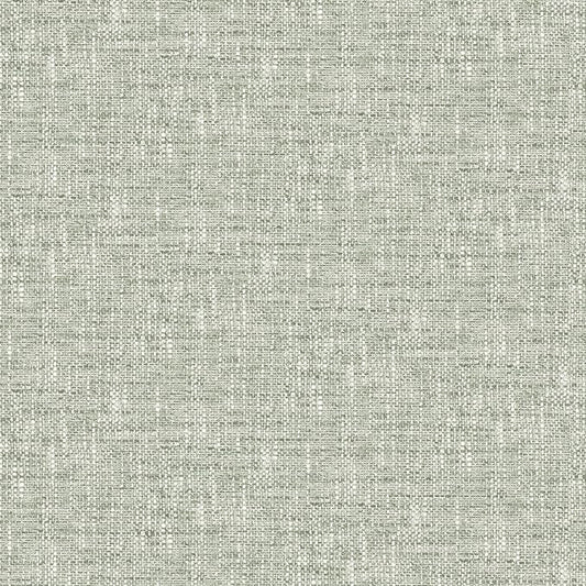 NuWallpaper Sage Poplin Peel and Stick Wallpaper by NuWallpaper