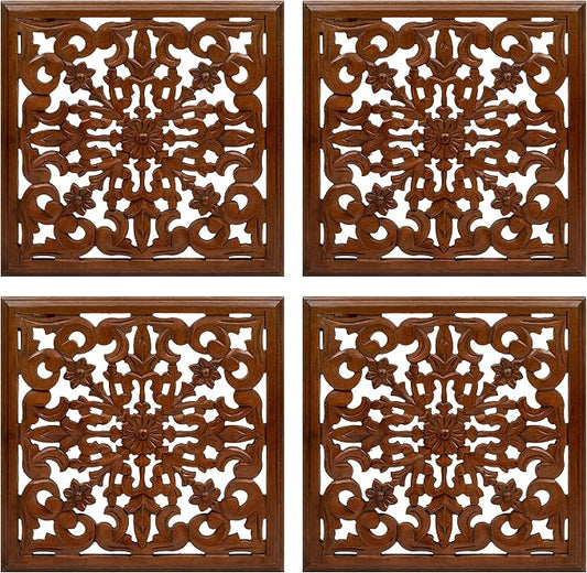 Vintage Rustic Farmhouse Style Decorative Wooden Designer Wall Hanging Plaques by HomebiaDesigns
