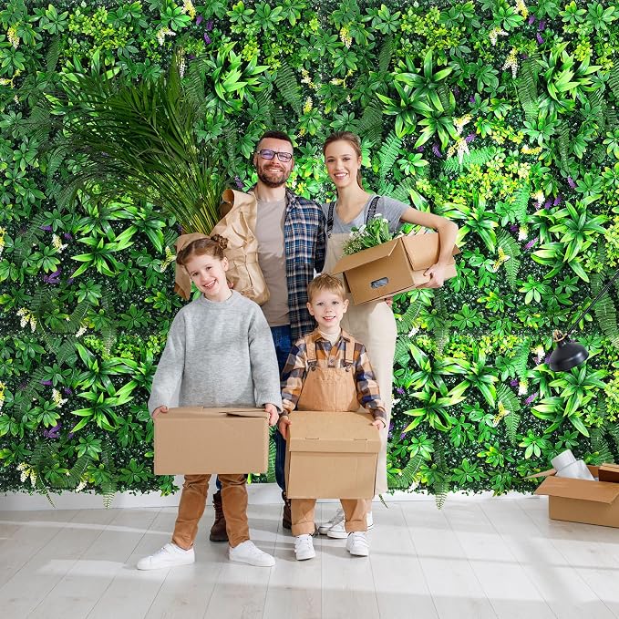 Artificial Grass Wall Panels, Hedge Green Wall Decor Backdrop, UV-Anti Fake - Image 2