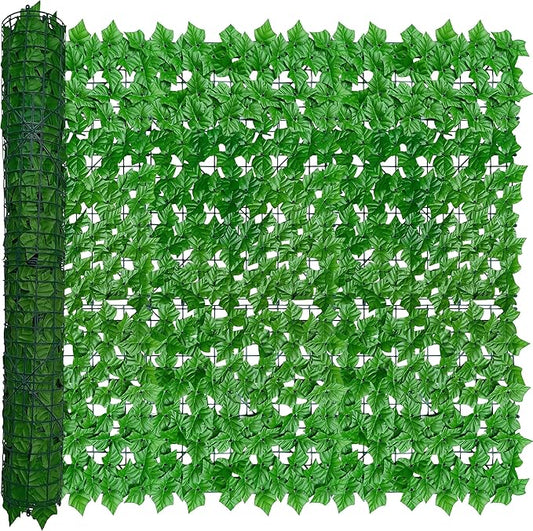 ODTORY Artificial Ivy Privacy Fence Wall Screen: 48X120 in UV-Anti Faux by ODTORYHOME