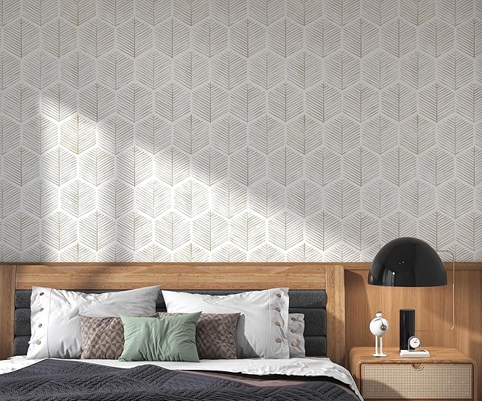 Modern Peel and Stick Wallpaper 17.3''×''787 Self Adhesive Wallpaper Boho - Image 6