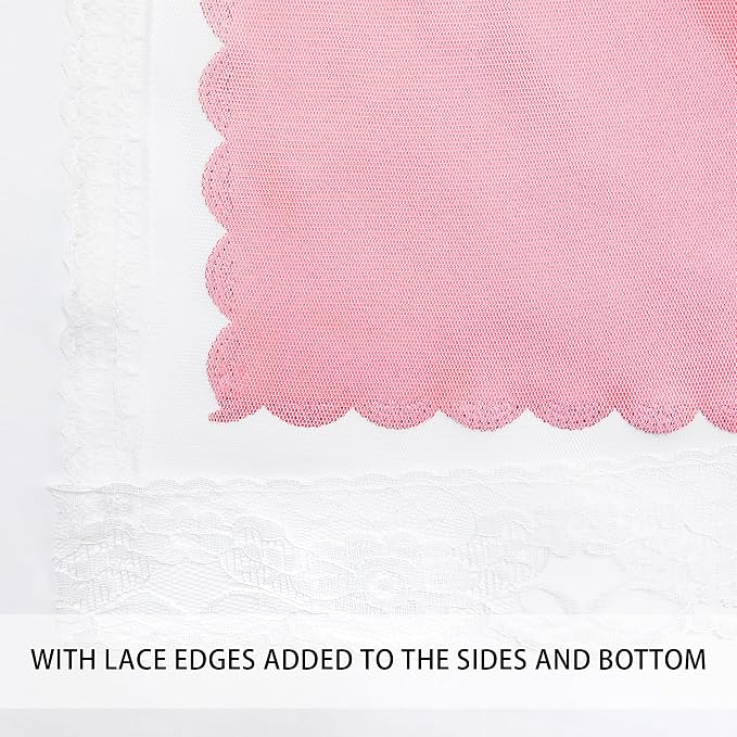 XiDi Curtains for Bedroom Decor Pink52/72/1 - Image 4
