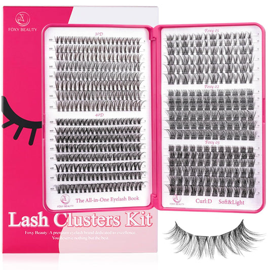 Lash Clusters Wispy - Lash Clusters,30D 40D Lash Clusters For Natural Look WideSpan 8-16MM Eyelash Clusters D Curl Lash Clusters For DIY Lashes At Home