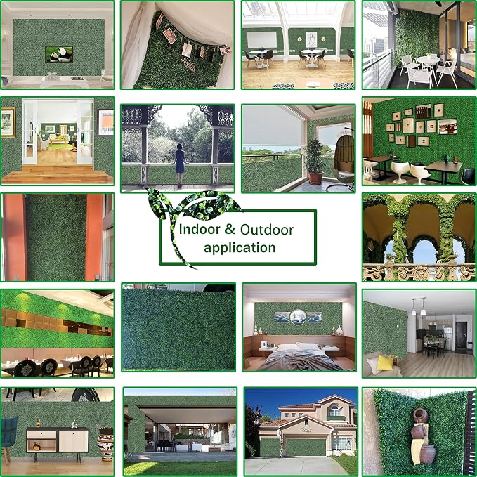 ODTORY Artificial Grass Wall Panel Backdrop, 10 X 10 in 25P UV-Anti Greenery - Image 6