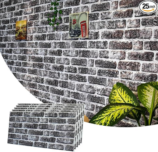 Dundee Deco 3D Wall Panels Faux Brick by DundeeDeco