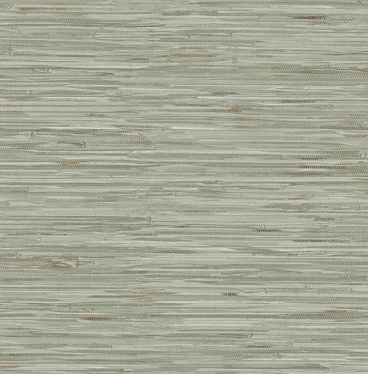 NuWallpaper Green Grassweave Peel and Stick Wallpaper, Textured Removable by NuWallpaper