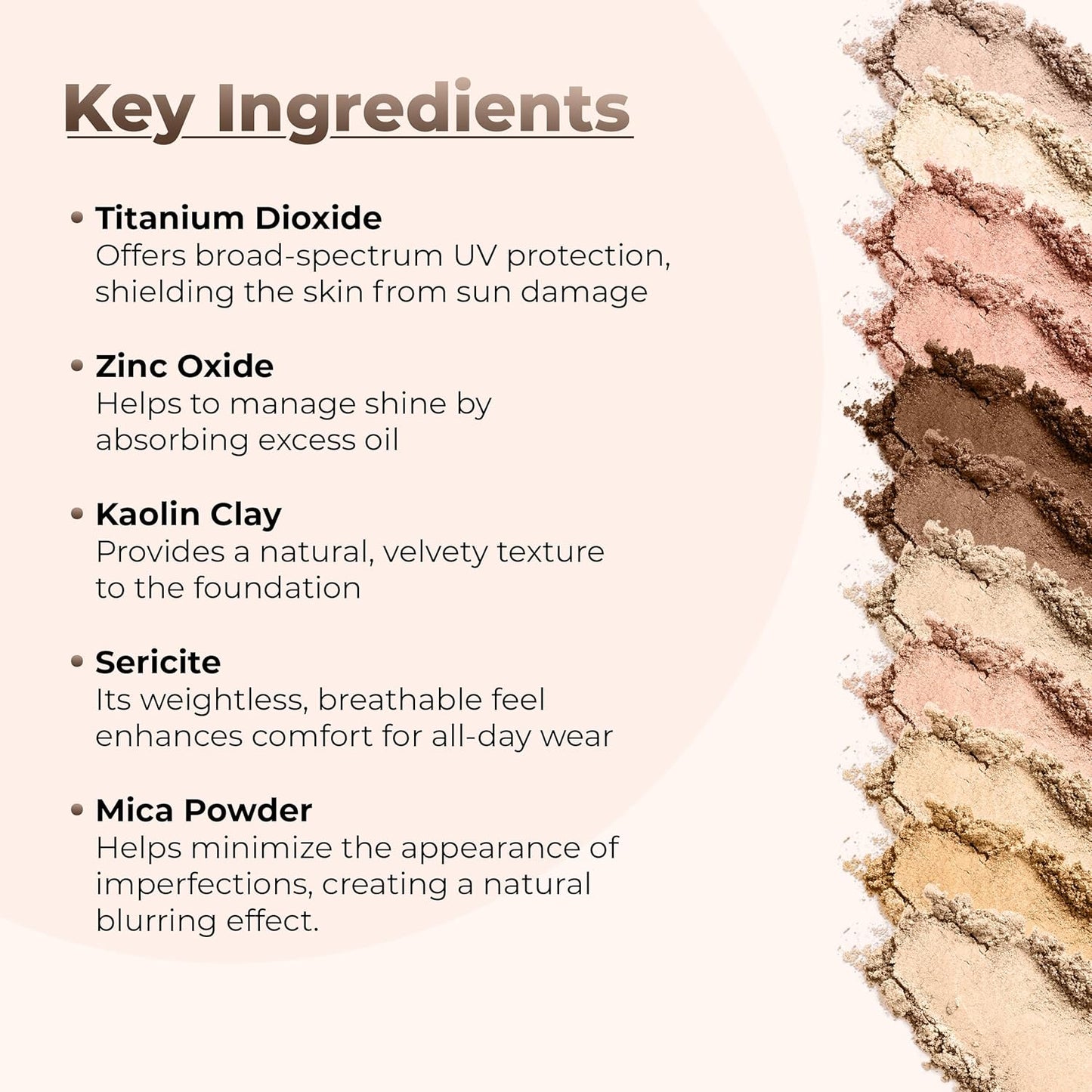 Foundation Powder Refill (EBONY) (1 Ounce Bag) By Sweet Face Minerals, Lightweight Mineral Loose Makeup Powder with SPF 20, Full Coverage Flawless Finish, Talc-free, Cruelty-Free, Refillable Pouch