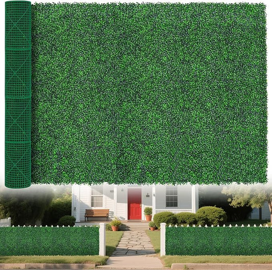 Yangrass Artificial Greenery Wall Roll, Vine Leaf Fence Panels by LivingGreenEveryDayShine