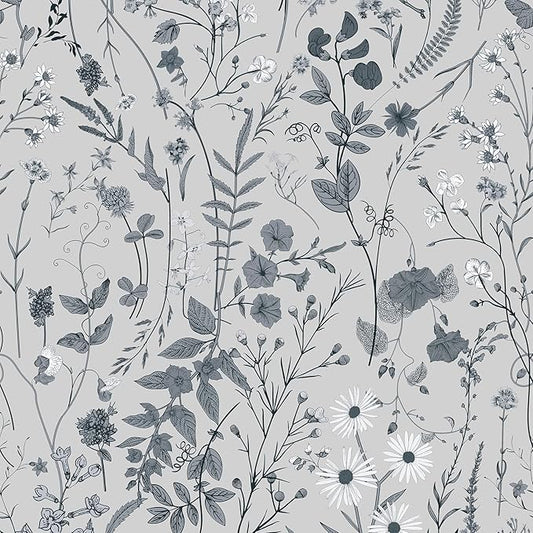 JiffDiff Floral Peel and Stick Wallpaper by wallpaper