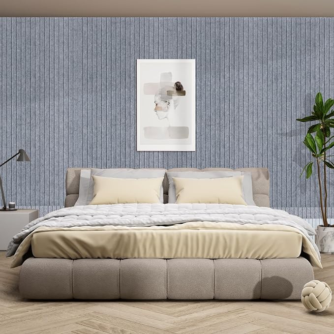 5 Pack Acoustic Panels, 47.2 x 23.6 x 0.35 Inch Sound Proof Panels - Image 6