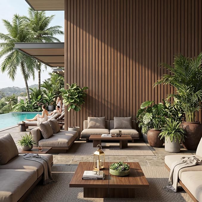 From Plain to Beautiful in Hours WPC Exterior Wall Slat Panels Waterproof - Image 12