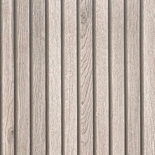 VEELIKE Rustic Grey Oak Wood Slat Wallpaper Peel and Stick Faux Wood Panel Wall by VEELIKE