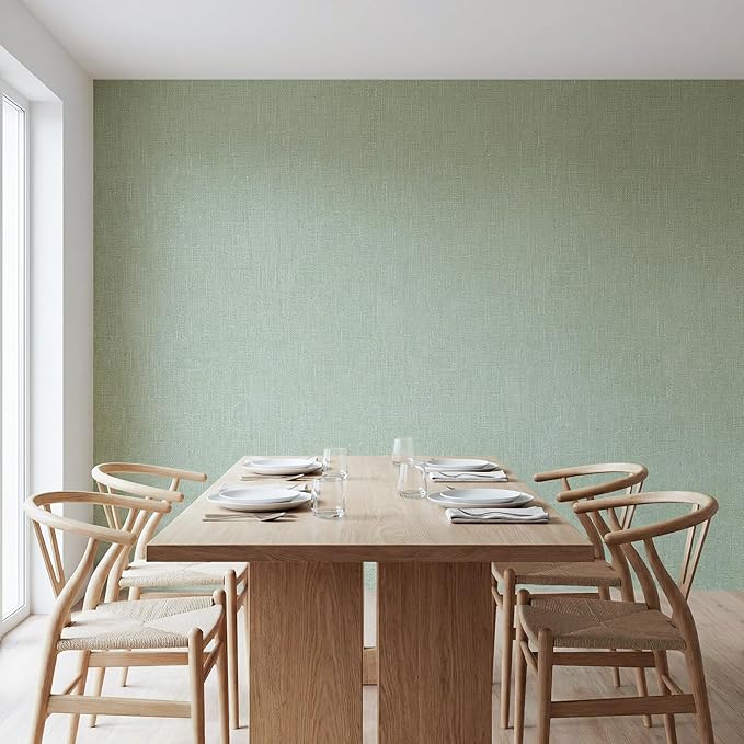 WADILE Grasscloth Peel and Stick Wallpaper 15.7in x 787.4in, Textured Contact - Image 4