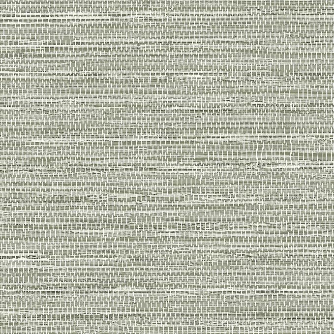 Simon&Siff Textured Grasscloth Peel and Stick Wallpaper 17.7"x394" Neutral Faux - Image 7