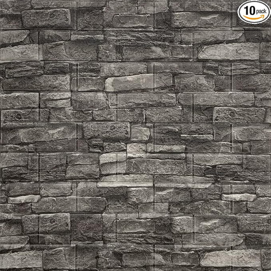 Yutianli 7mm Thick Anti-Collision Wall Panels, 3D Peel and Stick, Waterproof by Yutianli