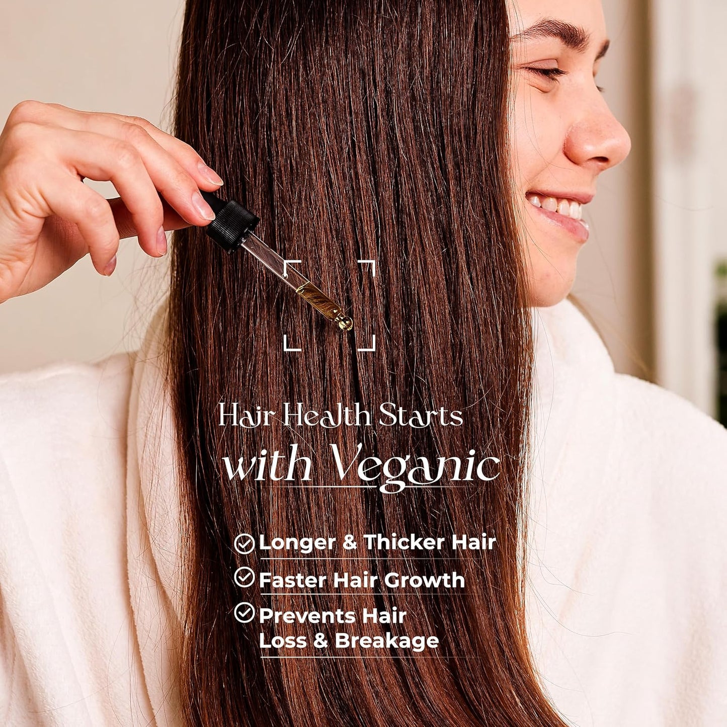 Natural Hair Growth Oil for Women infused with 10 Premium Botanic Oils plus Organic Rosemary Oil for Hair Growth | Salon-Grade Volumizing & Nourishment | Non-GMO Verified | 30-Day Supply