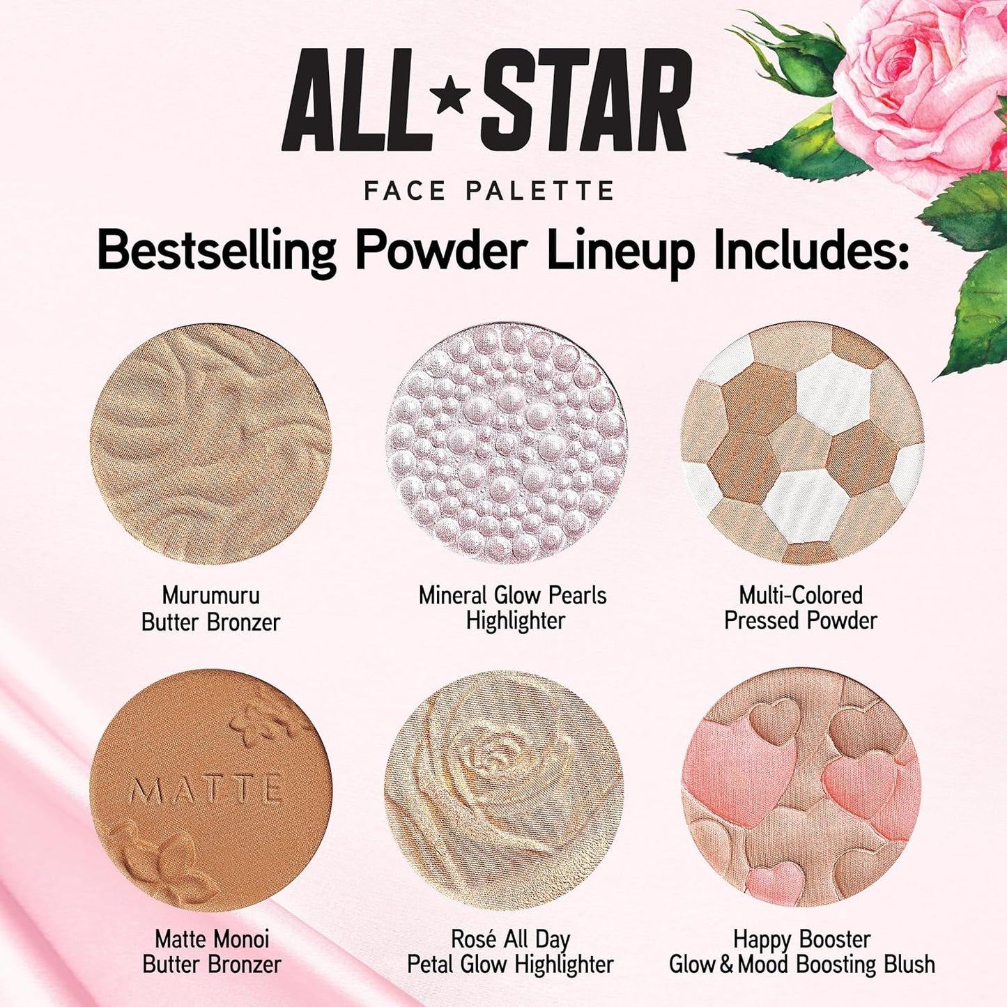 Physicians Formula All-Star Face Palette, Velvety-Smooth Buildable & Blendable Formulas,Versatile Matte and Multidimensional Shades, Cruelty-Free & Vegan