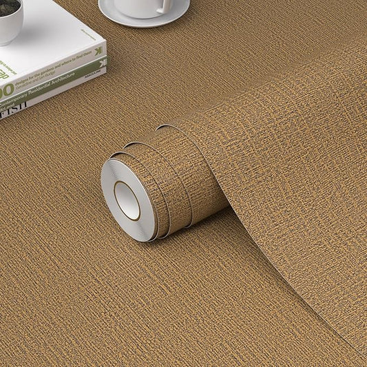 WADILE Grasscloth Peel and Stick Wallpaper 15.7in x 78.7in, Textured Contact by WADILE