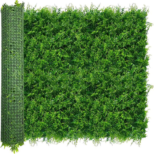 ODTORY Artificial Plants Hedge Wall Panels：40x120 Inch UV-Anti Greenery Boxwood by ODTORYHOME