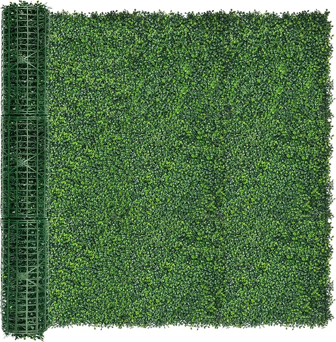 Artificial Ivy Privacy Fence Screen:48"x 120" 4-Layer Leaf UV-Anti Faux by DOPGIB