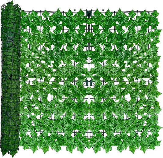 ODTORY Artificial Ivy Privacy Fence Wall Screen, 40X120 in UV-Anti Faux by ODTORYHOME