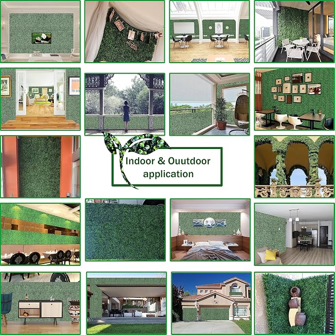 ODTORY Artificial Ivy Privacy Fence Wall Screen: 72 X144 in UV-Anti Faux - Image 7