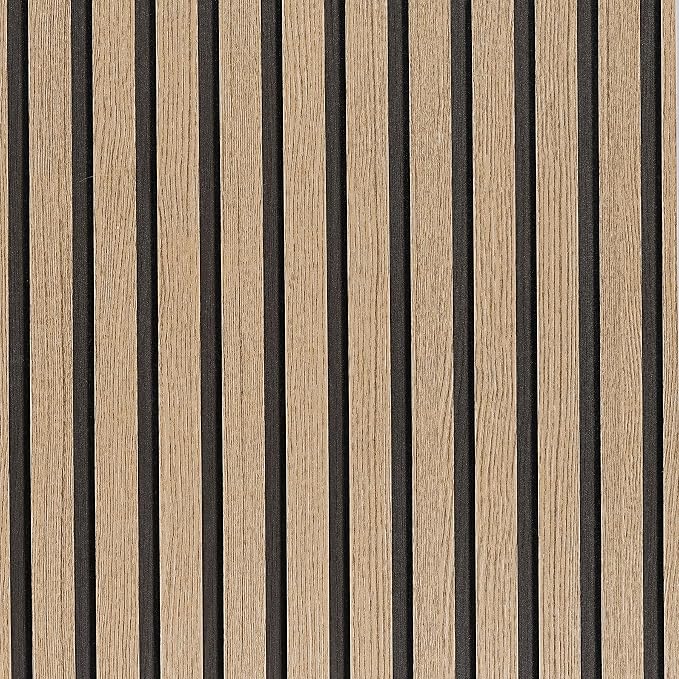 Brown Wood Slat Peel and Stick Wallpaper by LOVADA