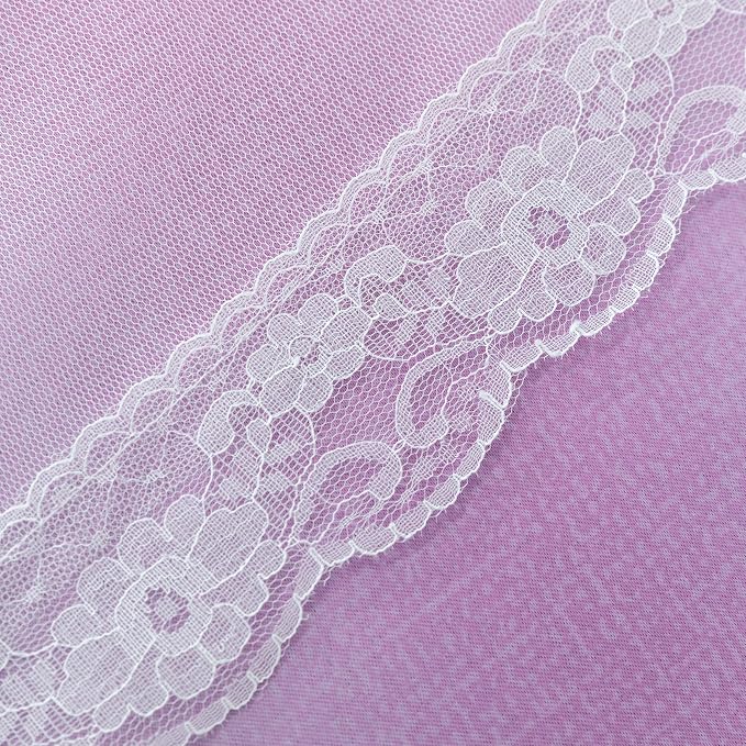 XiDi Curtains for Bedroom Decor, Rainbow Pink Purple/52/54 - Image 8